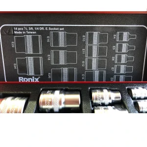 سری آچار بکس  ونیکس مدل RH-2695 مجموعه 14 عددی