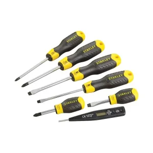 پیچ گوشتی استنلی مدل 0-65-009 بسته 7 عددی