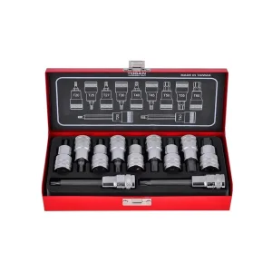 آچار بکس بیت ستاره ای توسن مدل T1253-15TB مجموعه 15 عددی