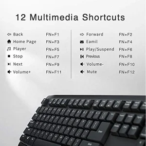 کیبورد و ماوس بی سیم رپو مدل X1800PRO