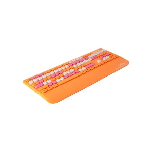 کیبورد و ماوس بی سیم هترون مدل HKCW350، سوییچ ممبران، Full-Size