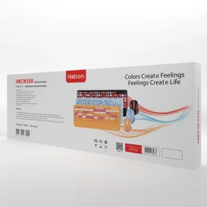 کیبورد و ماوس بی سیم هترون مدل HKCW350، سوییچ ممبران، Full-Size