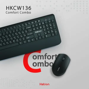 کیبورد و ماوس هترون مدل HKCW136