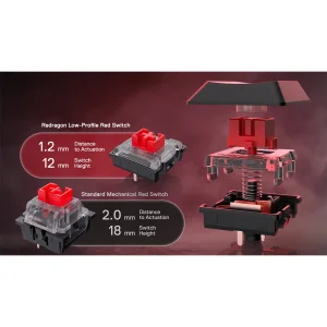 کیبورد مخصوص بازی ردراگون مدل Horus K618