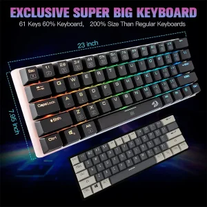 کیبورد گیمینگ ردراگون مدل Alien K605