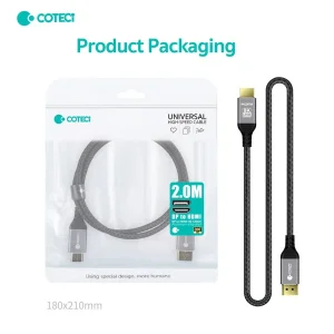 کابل Display Port به HDMI کوتتسی مدل 87406 طول 2 متر