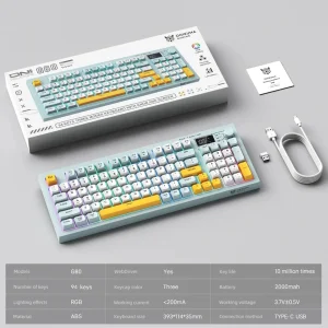 کیبورد بی‌سیم گیمینگ اونیکوما مدل G80