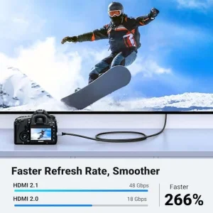 کابل تبدیل Micro HDMI به HDMI یوگرین مدل HD164-15516 طول 1 متر