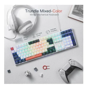 کیبورد گیمینگ ردراگون مدل Trundle K668 WBO