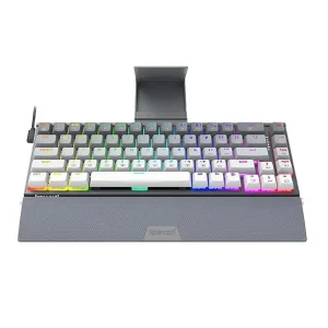 کیبورد مخصوص بازی ردراگون مدل SHACO K641 GW PRO، مکانیکال سوییچ قرمز، Tenkeyless، نورپردازی RGB