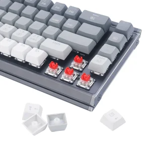 کیبورد مخصوص بازی ردراگون مدل SHACO K641 GW PRO، مکانیکال سوییچ قرمز، Tenkeyless، نورپردازی RGB