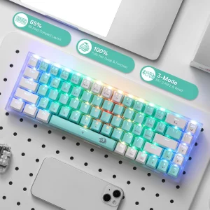 کیبورد مخصوص بازی ردراگون مدل Castor Pro K631RGB-PRO-GW