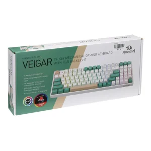 کیبورد ردراگون مدل K643 RGB PRO VEIGAR RED SWITCH