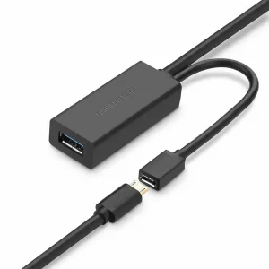 کابل افزایش طول USB 3.0 یوگرین مدل US175-20827 طول 10 متر