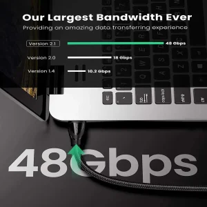 کابل HDMI یوگیرین مدل 8K طول 2 متر