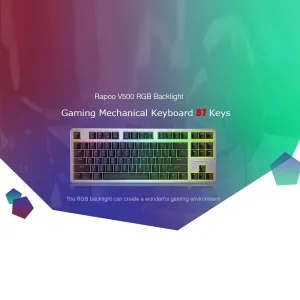 کیبورد مخصوص بازی رپو مدل V500 RGB
