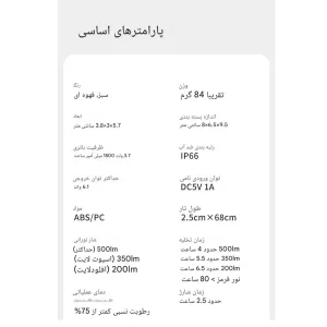 چراغ پیشانی نیچرهایک مدل CNK2450ZM010