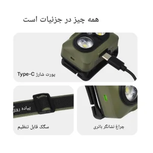 چراغ پیشانی نیچرهایک مدل CNK2450ZM010
