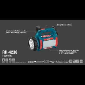 نورافکن دستی رونیکس مدل RH-4230Premium