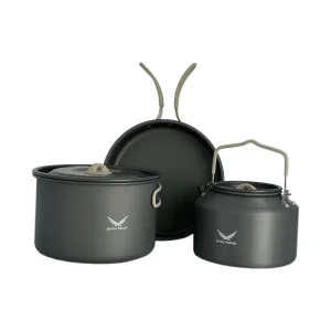مجموعه ظروف 3 نفره کمپینگ اسنوهاوک مدل SN-T111