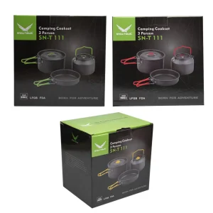 مجموعه ظروف 3 نفره کمپینگ اسنو هاوک مدل SN-T111
