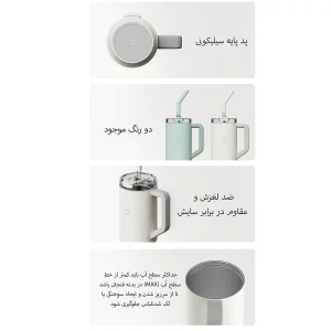 ماگ سفری میجیا مدل MJXGB01RM گنجایش 1 لیتر