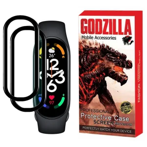 محافظ صفحه نمایش گودزیلا مدل G-PMMA مناسب برای مچ بند هوشمند شیائومی Mi Band 7 بسته 2 عددی