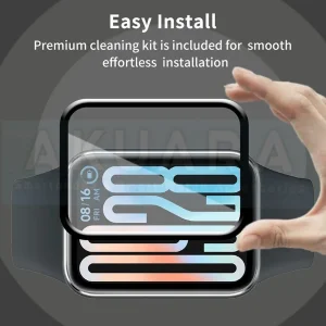 محافظ صفحه نمایش آکوآرا مدل PMMA مناسب برای ساعت هوشمند شیائومی Mi Band 8 Pro 46mm بسته دو عددی