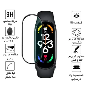 محافظ صفحه نمایش راینو مدل PMMA مناسب برای مچ بند هوشمند شیائومی Mi Band 7
