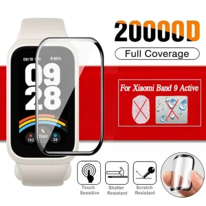 محافظ صفحه نمایش زیرو مدل Nano Pmma ZR مناسب برای ساعت هوشمند شیائومی Smart Band 9 Active بسته دو عددی