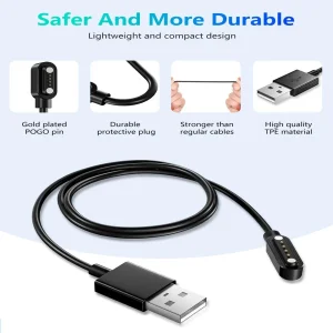 کابل شارژ راینو مدل R-Charger مناسب برای ساعت هوشمند گلوریمی M1 Pro