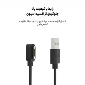 کابل شارژ راینو مدل Chaer مناسب برای ساعت هوشمند میبرو T2