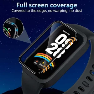 محافظ صفحه نمایش نانو ام‌گلس مدل GLS_Pmma مناسب برای ساعت هوشمند شیائومی Smart Band 9 Active 46mm بسته دو عددی