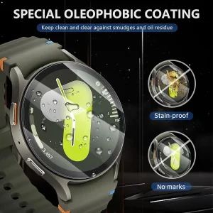 محافظ صفحه نمایش راینو مدل R-Glass مناسب برای ساعت هوشمند سامسونگ Galaxy Watch 7 44mm بسته 2 عددی