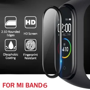 محافظ صفحه نمایش لاین مدل RT007 مناسب برای ساعت هوشمند شیائومی Mi Band 6 بسته دو عددی
