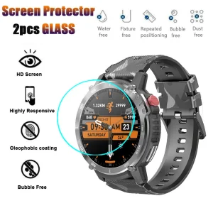 محافظ صفحه نمایش مدل R-Glass مناسب برای ساعت هوشمند اسمارت واچ K56 Pro / K56 Pro Ultra بسته 3 عددی