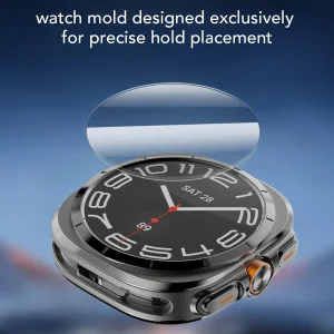 محافظ صفحه نمایش راینو مدل R-Glass مناسب برای ساعت هوشمند سامسونگ Galaxy Watch 7 Ultra بسته 2 عددی
