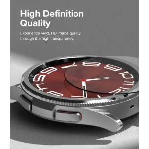 محافظ صفحه نمایش راینو مدل R-Glass مناسب برای مچ بند هوشمند سامسونگ Galaxy Watch 6 Classic 43mm
