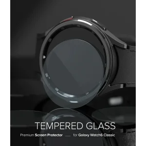 محافظ صفحه نمایش راینو مدل R-Glass مناسب برای مچ بند هوشمند سامسونگ Galaxy Watch 6 Classic 43mm