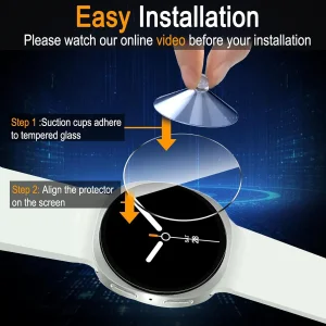 محافظ صفحه نمایش راینو مدل R-Glass مناسب برای ساعت هوشمند سامسونگ Galaxy Watch 8 40mm
