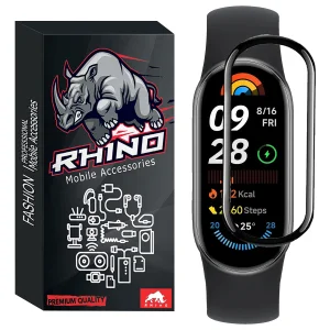 محافظ صفحه نمایش راینو مدل PMMA مناسب برای ساعت هوشمند شیائومی Mi Band 8