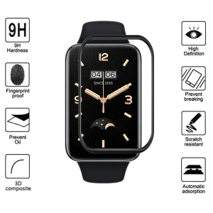 محافظ صفحه نمایش راینو مدل R-PMMA مناسب برای مچ بند هوشمند شیائومی Mi Band 7 Pro بسته 2 عددی