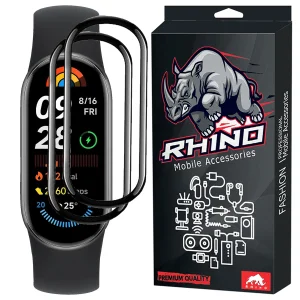محافظ صفحه نمایش راینو مدل PMA-Mi9 مناسب برای مچ بند هوشمند شیائومی Mi Band 9 بسته 2 عددی