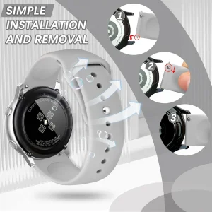 محافظ صفحه نمایش راینو مدل PMA-Silicone مناسب برای ساعت هوشمند شیائومی Redmi Watch 5 Active به همراه بند