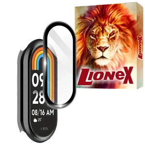 محافظ صفحه نمایش لایونکس مدل LWPM مناسب برای ساعت هوشمند شیائومی Mi Band 8