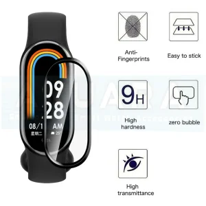 محافظ صفحه نمایش آکوآرا مدل PMMA مناسب برای ساعت هوشمند شیائومی Mi Band 4 12mm بسته سه عددی