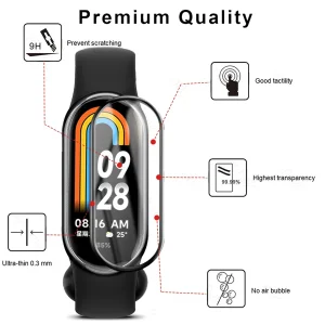 محافظ صفحه نمایش لاین مدل RT007 مناسب برای ساعت هوشمند شیائومی Mi Band 8 بسته سه عددی