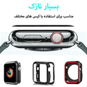 محافظ صفحه نمایش آکوآرا مدل PMMA مناسب برای ساعت هوشمند امیزفیت Pop 2 بسته سه عددی