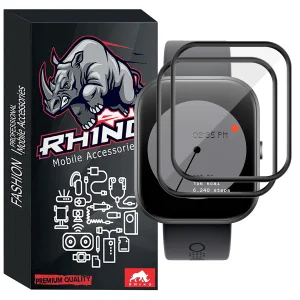 محافظ صفحه نمایش راینو مدل PMMA مناسب برای ساعت هوشمند ناتینگ CMF Watch Pro بسته 2 عددی