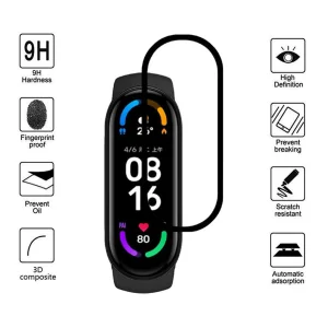 محافظ صفحه نمایش گودزیلا مدل G-PMMA مناسب برای مچ بند هوشمند شیائومی Mi Band 6